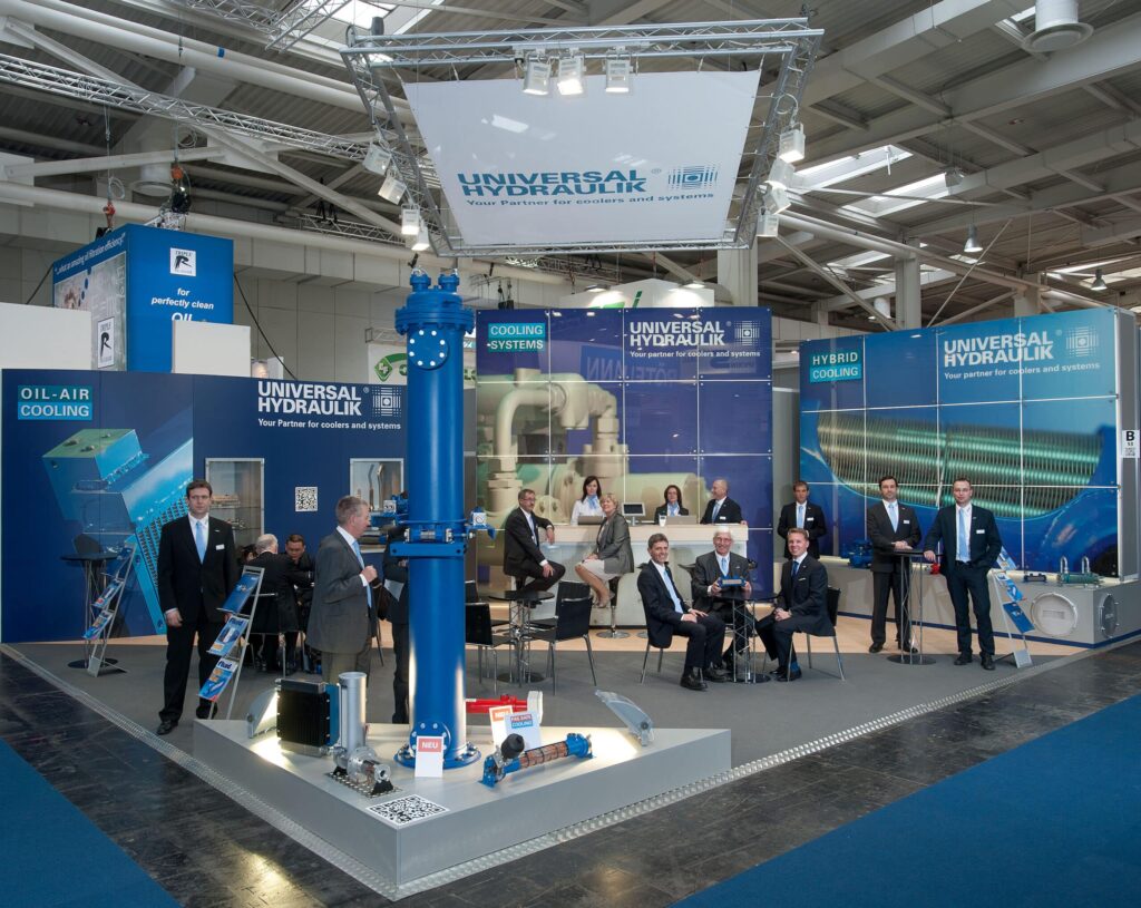 Universal Hydraulik Booth at Hannover Messe 2013