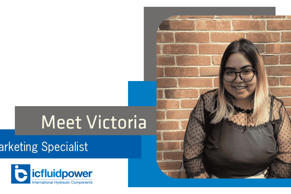 Graphic "Meet Victoria" "Marketing Specialist" IC-Fluid Power, Inc.