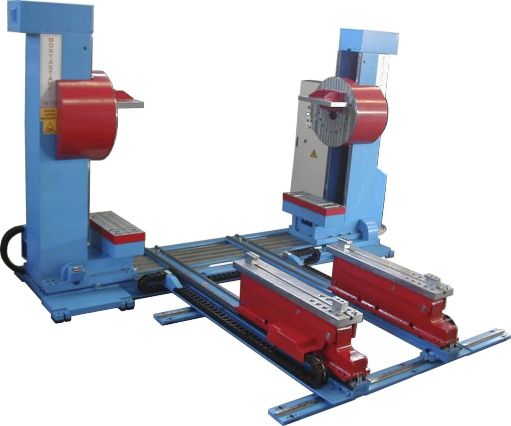 hydraulic press products die splitter turnover device in action application