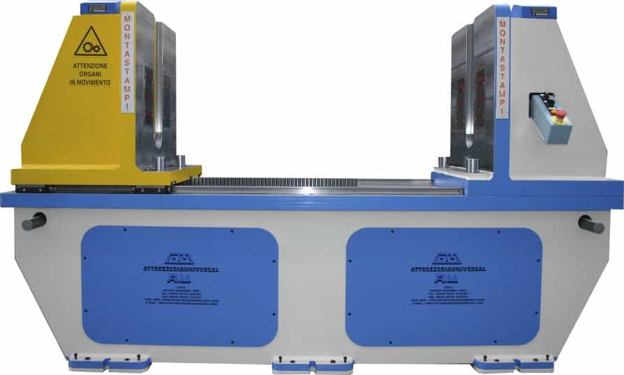 hydraulic press products die splitter turnover device in action application