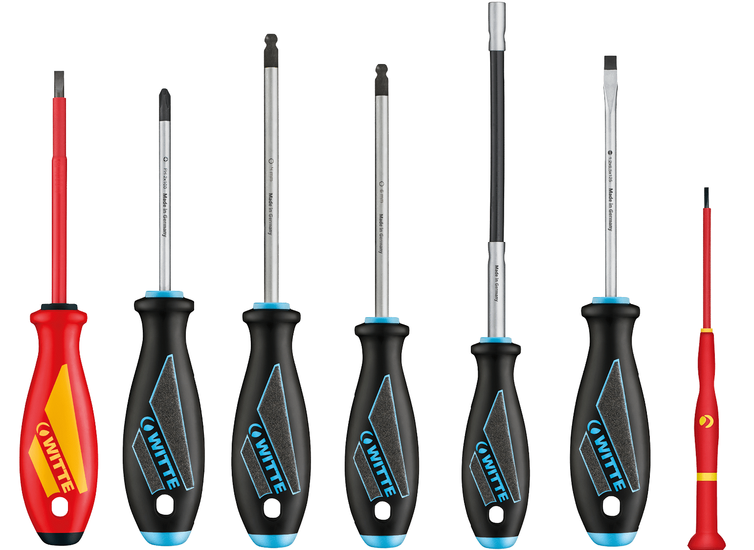 array of tools including the flex drive, vde, micro vde, hex bolt, maxx plus