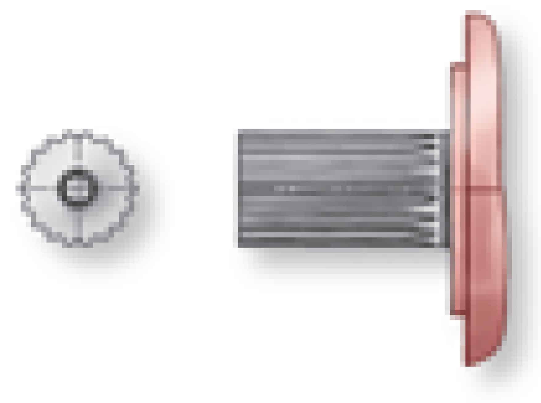 Custom drive shaft options for Eckart SM4 hydraulic rotary actuators – gear configuration.