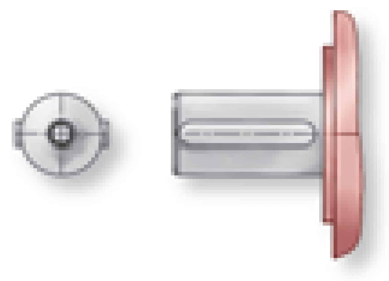 Custom drive shaft options for Eckart SM4 hydraulic rotary actuators – shaft with keys configuration.