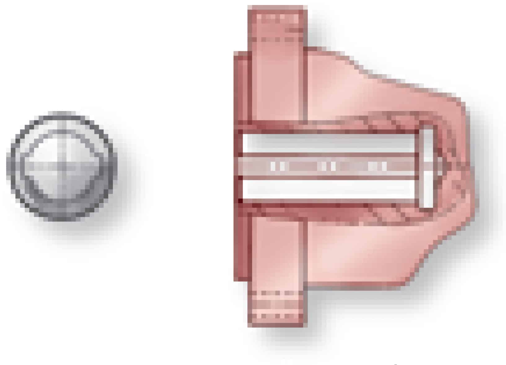 Custom drive shaft options for Eckart SM4 hydraulic rotary actuators – hollow shaft with keyways configuration.
