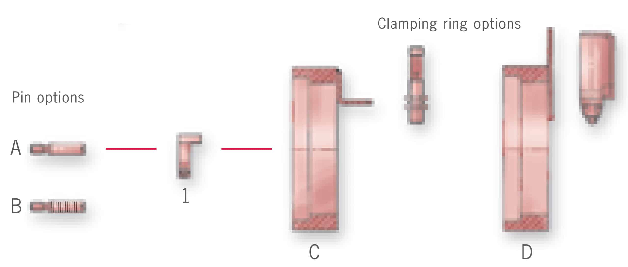 Custom bottom options for Eckart SM4 hydraulic rotary actuators – locating pin smooth configuration.