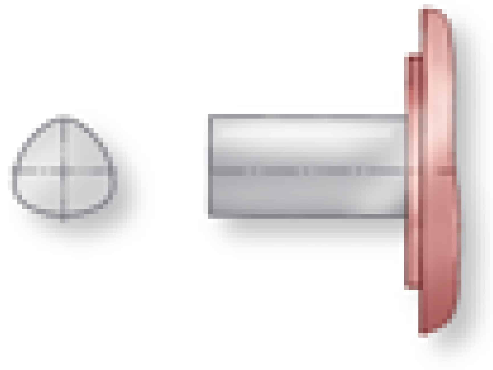 Custom drive shaft options for Eckart SM4 hydraulic rotary actuators – shaft with polygon (conical) configuration.