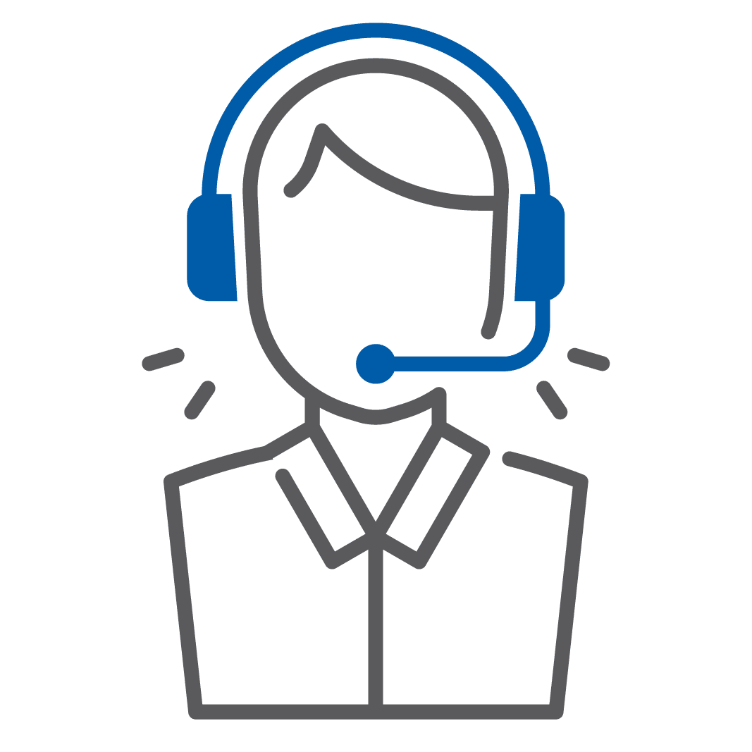 customer support technical support person icon