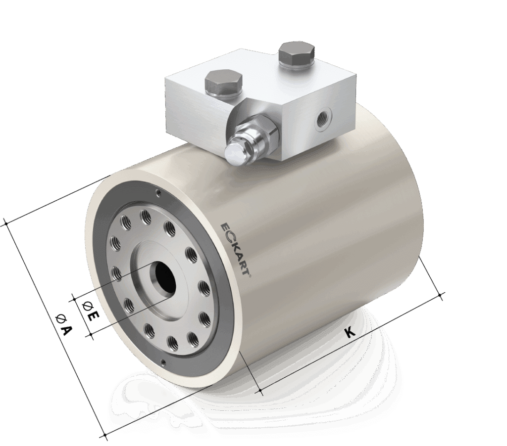eckart sm4 rotary actuator diagram for sizes and dimensions