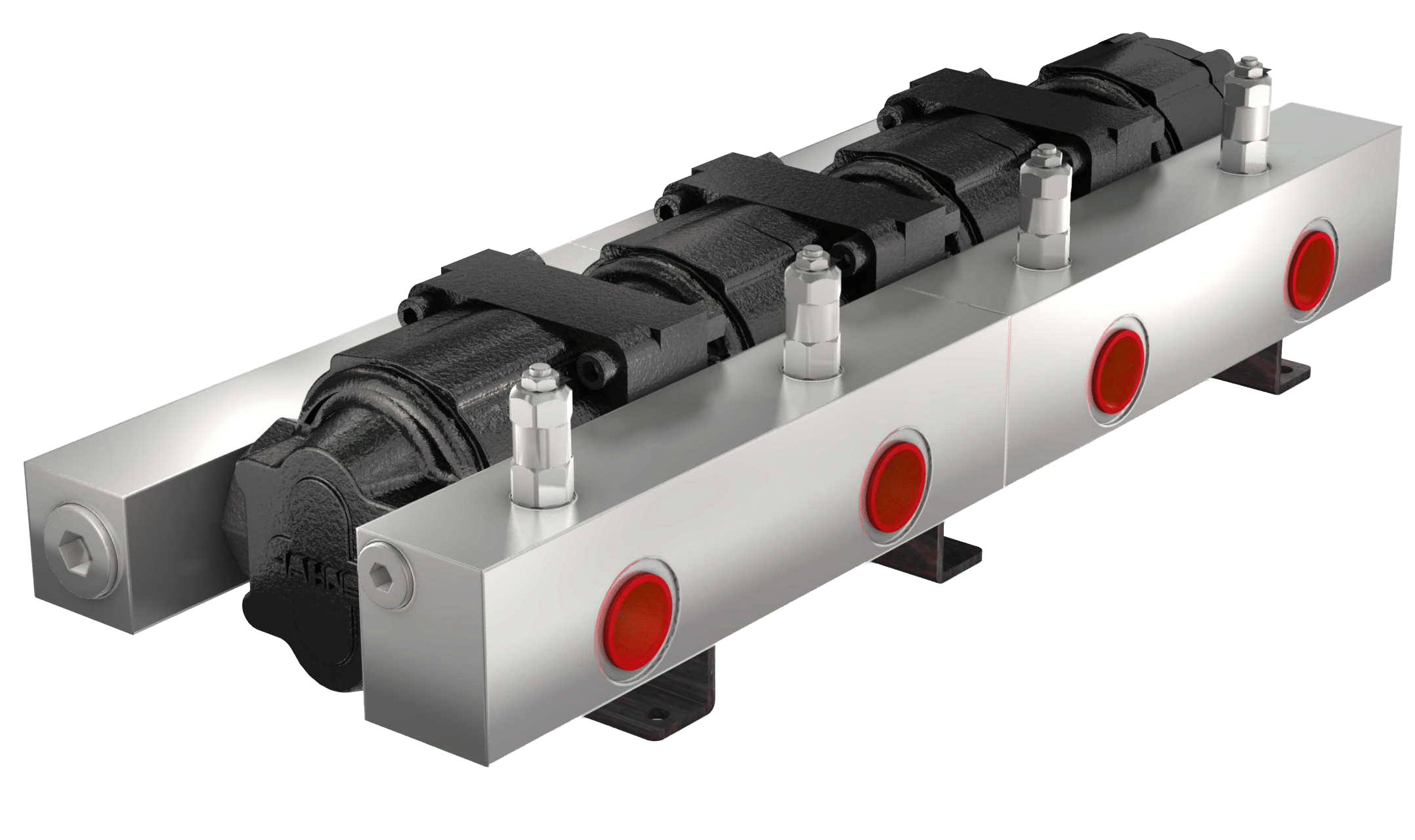 Cast iron gear flow divider