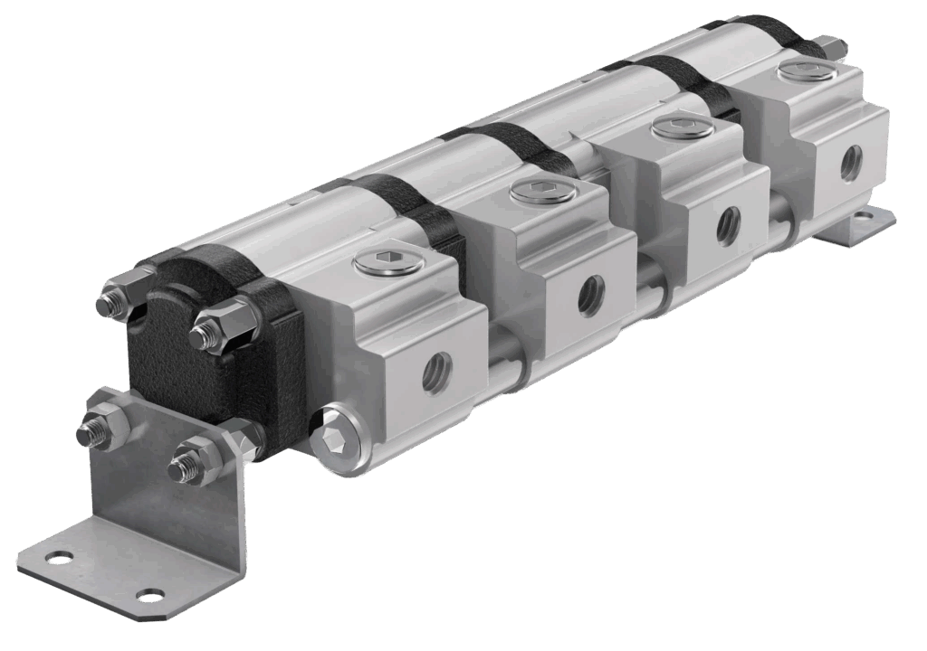 Aluminum gear flow divider