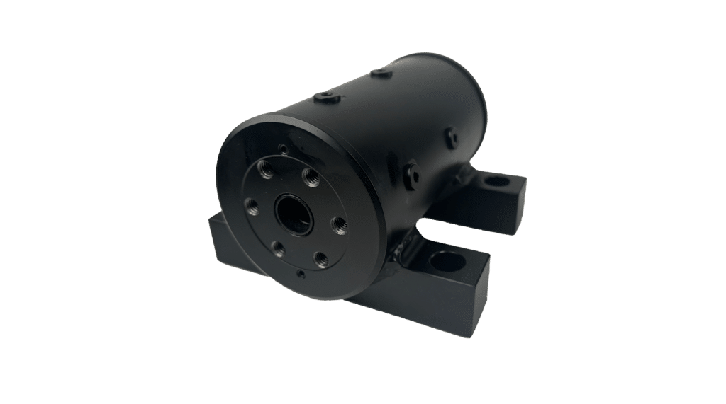 black hydraulic rotary actuator ic series ic20 foot mounted without counterbalance valve block IC-Fluid Power, Inc. Helac Replacement
