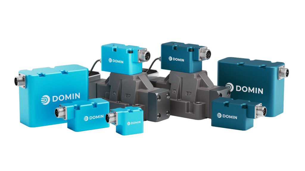 Domin hydraulic servo valve and servo proportional valves group shot, S4 Pro, S6 Pro, S10 Pro, S12 Pro, P6 Pro, P10 Pro, P12 Pro