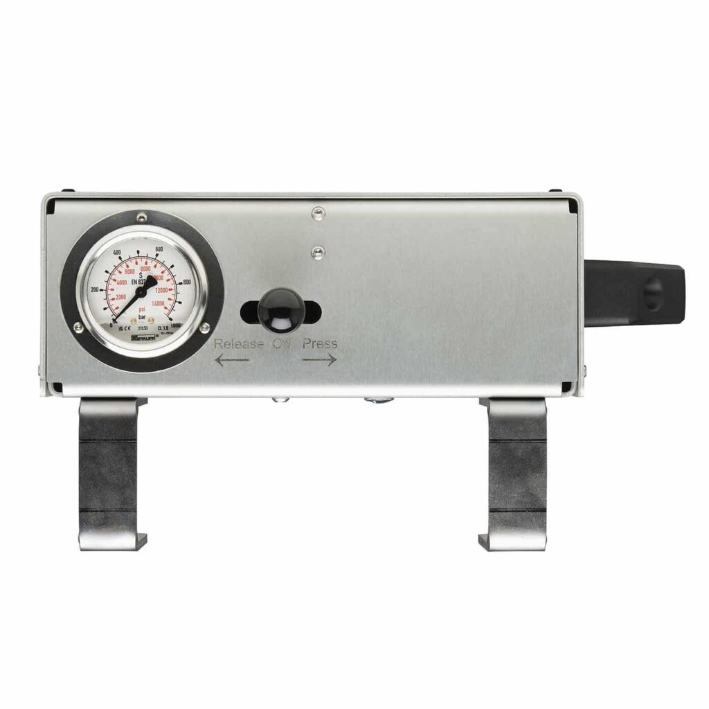 hydraulic tool intensifier pressure intensifier tool power hydraulic tools transmission lines gauge view